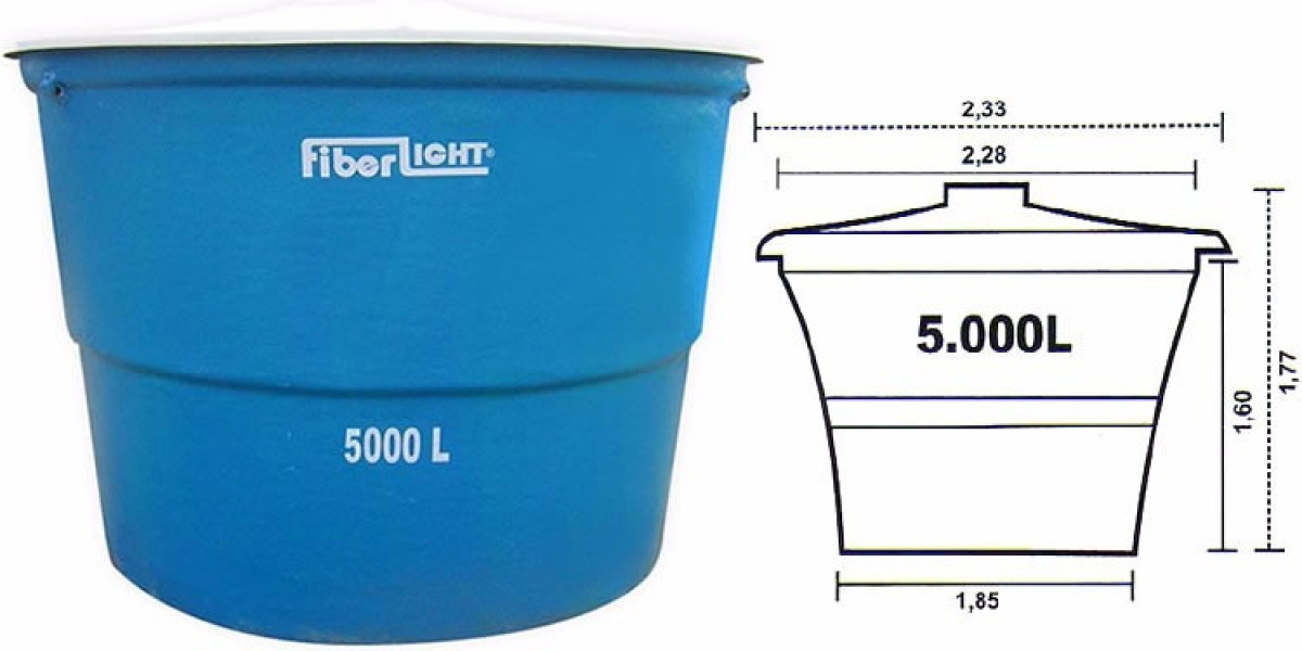 Depósito de agua potable 5000 litros cilíndrico vertical